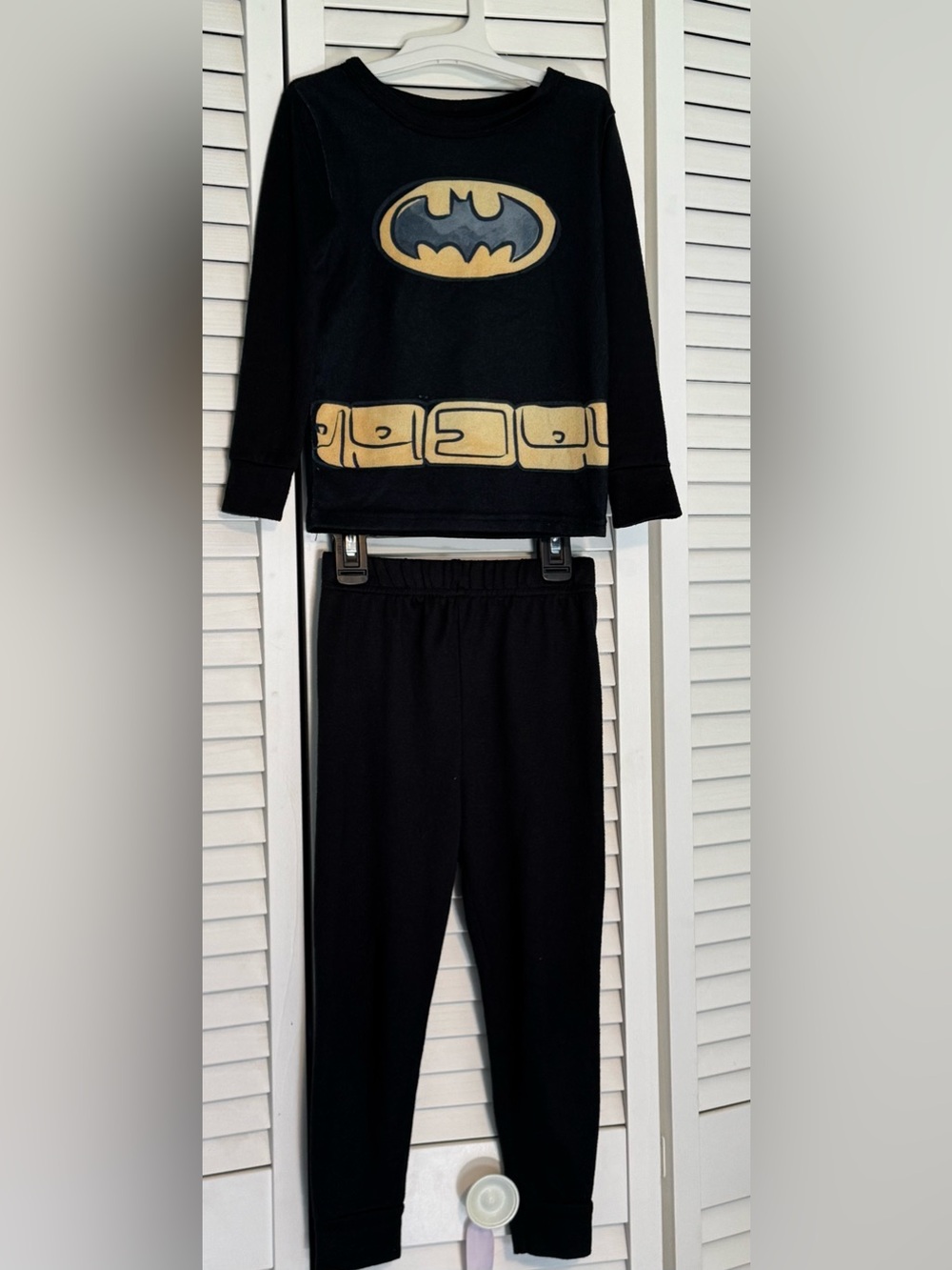 Batman 5T long sleeve pajamas set